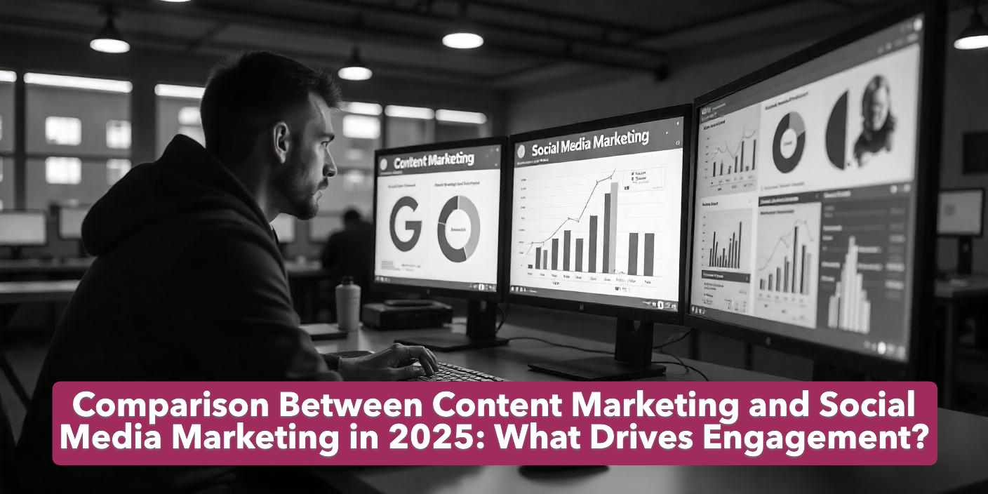 Comparison Between Content Marketing and Social Media Marketing in 2025: What Drives Engagement?